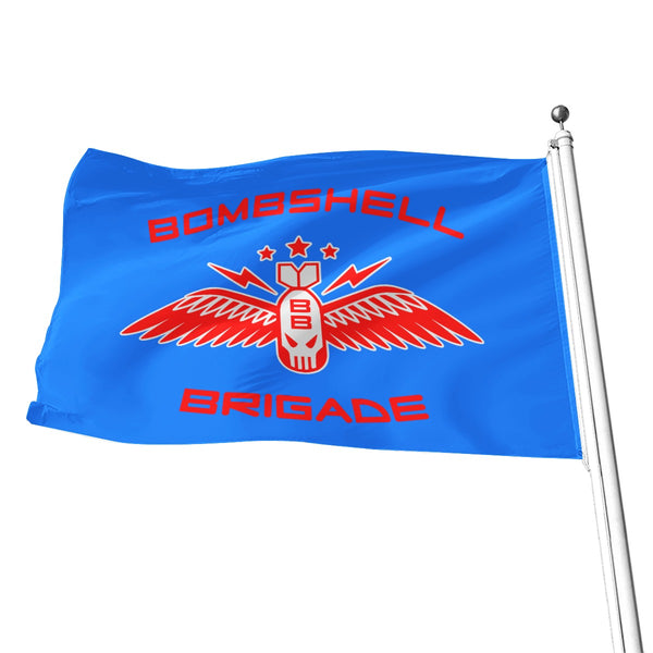 Bombshell Brigade All-Over Print Flag