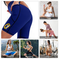 Omaha Roller Derby Blue Leg Leggings