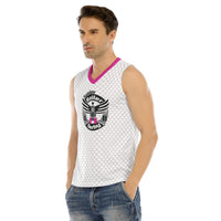 Long Beach Jr Roller Derby All-Over Print Men's V-neck Tank Top Sport Mesh
