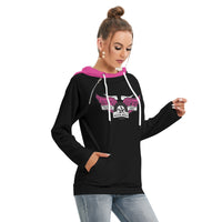 Central Coast Roller Derby All-Over Print Women's Hoodie With Double Hood