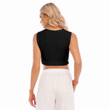 Team New York All-Over Print Sleeveless Cropped Top