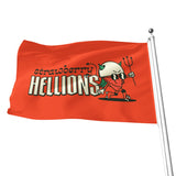 Strawberry Hellions All-Over Print Flag