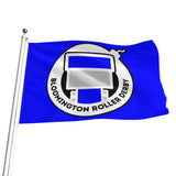 Bloomington Roller Derby All-Over Print Flag