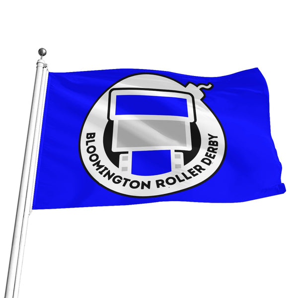 Bloomington Roller Derby All-Over Print Flag