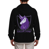 Flour City Roller Derby All-Over Print Zip Up Hoodie With Pocket