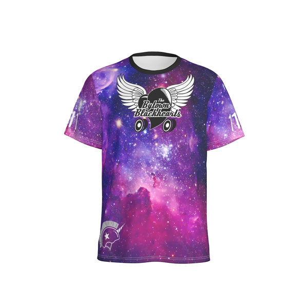 Ottawa Roller Derby All-Over Print Men's O-Neck Sports T-Shirt Polyester Sport Stretch
