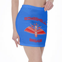 Bombshell Brigade All-Over Print Hip Skirt