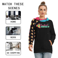 Trackside Assistance Podcast All-Over Print Women's Hoodie With Double Hood