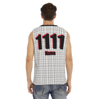 Grunge City Roller Derby All-Over Print Men's O-neck Tank Top Polyester Sport Stretch