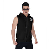 Virginia Mens Roller Derby All-Over Print Zipper-Up Sleeveless Hoodie