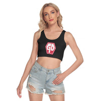 Grave Danger Roller Derby All-Over Print Sport Crop Tank Top