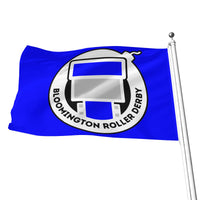 Bloomington Roller Derby All-Over Print Flag