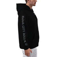 Flour City Roller Derby All-Over Print Zip Up Hoodie With Pocket