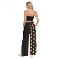 Trackside Assistance Podcast All-Over Print Side Slit Snap Button Trousers