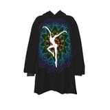 Custom All-Over Print Women's Sherpa Fleece Hoodie Blanket