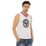 Long Beach Jr Roller Derby All-Over Print Men's V-neck Tank Top Sport Mesh