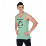 High Tide Derby Save The Planet Recycle All-Over Print Men's Tank Top