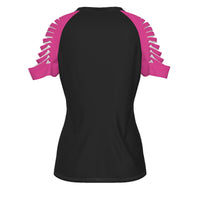 Central Coast Roller Derby All-Over Print Women's Ripped T-Shirt