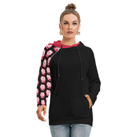 Grave Danger Roller Derby All-Over Print Hoodie With Double Hood