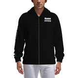 Flour City Roller Derby All-Over Print Zip Up Hoodie With Pocket