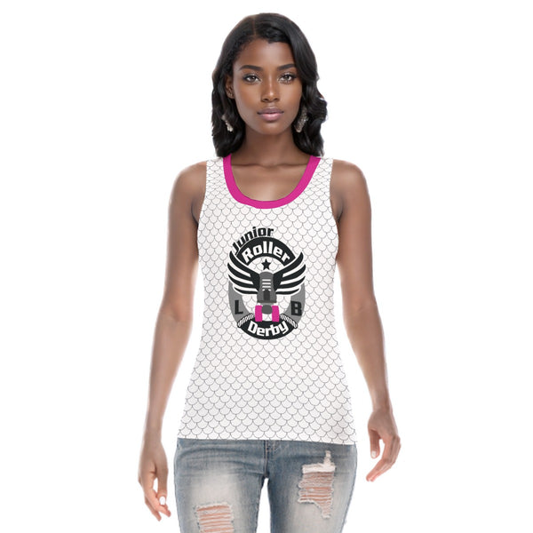 Long Beach Jr Roller Derby All-Over Print Women's Sports Camisole Polyester Sport Stretch
