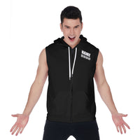 Maine Roller Derby Port Authorities Zipper-Up Sleeveless Hoodie