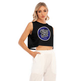 Team New York All-Over Print Sleeveless Cropped Top