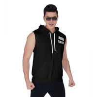 15 Ronin Roller Derby All-Over Print Zip-Up Sleeveless Hoodie