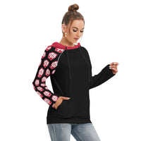 Grave Danger Roller Derby All-Over Print Hoodie With Double Hood