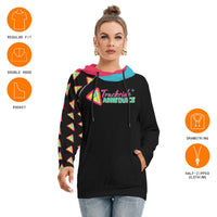 Trackside Assistance Podcast All-Over Print Women's Hoodie With Double Hood