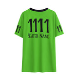 Atomic Roller Derby All-Over Print Women's V-neck T-shirt Sport Mesh