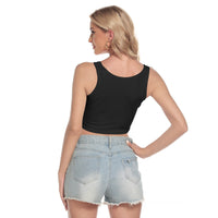 Grave Danger Roller Derby All-Over Print Sport Crop Tank Top