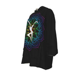 Custom All-Over Print Women's Sherpa Fleece Hoodie Blanket