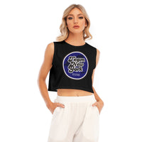 Team New York All-Over Print Sleeveless Cropped Top