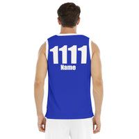 NJRD Jr Roller Derby All-Over Print Men's Sports Vest Sport Mesh