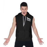 15 Ronin Roller Derby All-Over Print Zip-Up Sleeveless Hoodie