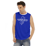 NJRD Jr Roller Derby All-Over Print Men's O-neck Tank Top Poly Sport Stretch