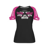 Central Coast Roller Derby All-Over Print Women's Ripped T-Shirt