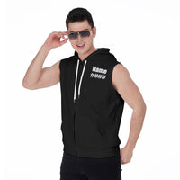 15 Ronin Roller Derby All-Over Print Zip-Up Sleeveless Hoodie