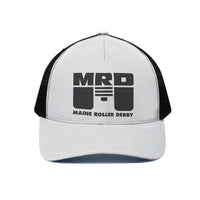 Maine Roller Derby MRD Unisex Trucker Hat With Black Half-mesh