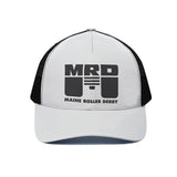 Maine Roller Derby MRD Unisex Trucker Hat With Black Half-mesh