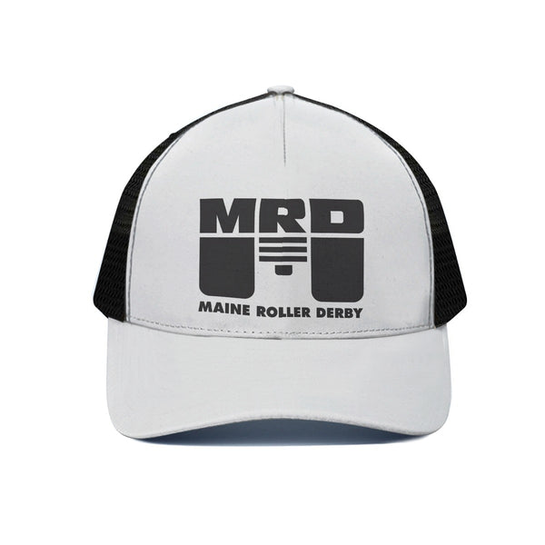 Maine Roller Derby MRD Unisex Trucker Hat With Black Half-mesh