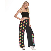 Trackside Assistance Podcast All-Over Print Side Slit Snap Button Trousers