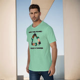 High Tide Derby Save The Planet Recycle All-Over Print Men's O-Neck T-Shirt