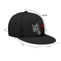 15 Ronin All-Over Print Flat-Brim Baseball Cap