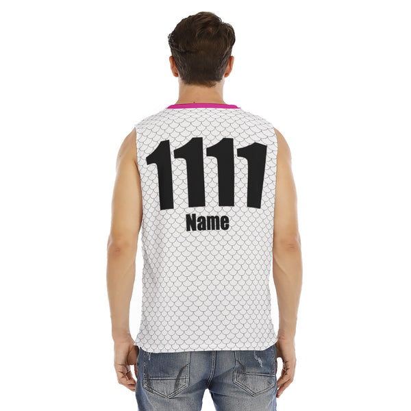Long Beach Jr Roller Derby All-Over Print Men's O-neck Tank Top Polyester Sport Stretch