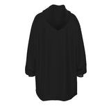 Custom All-Over Print Women's Sherpa Fleece Hoodie Blanket