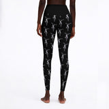 Floral Dancer All-Over Print Women's High Waisted Athletic Leggings