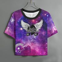 Ottawa Roller Derby All-Over Print Women's Raglan Sleeve T-Shirt Polyester Sport Stretch