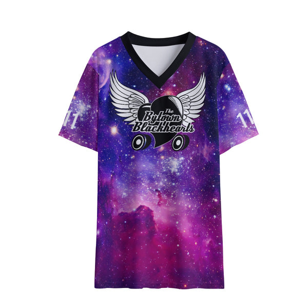 Ottawa Roller Derby All-Over Print Women's V-neck T-shirt Sport Mesh